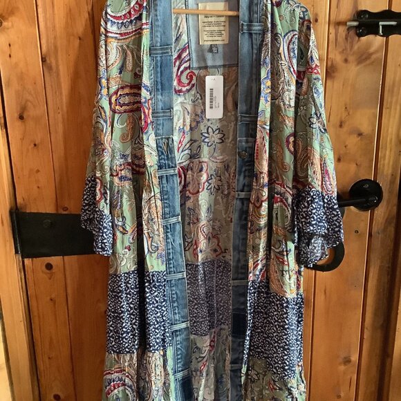 NWT BOHO Long Cardigan DESIGNED IN CANADA | MADE IN THAILAND | Eco Conscious - Picture 9 of 10
